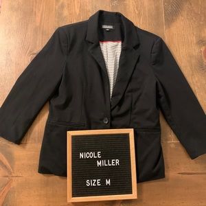 Nicole Miller Black Blazer